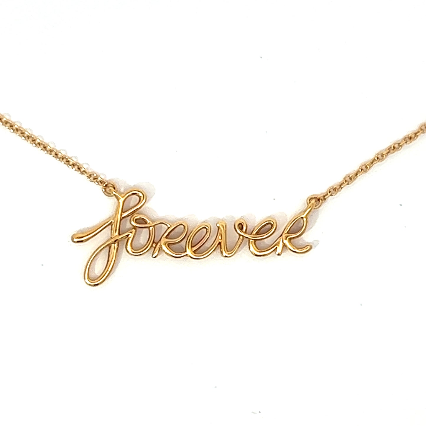 Vintage Tiffany & Co. Paloma's Graffiti Forever 18K Yellow Gold Necklace