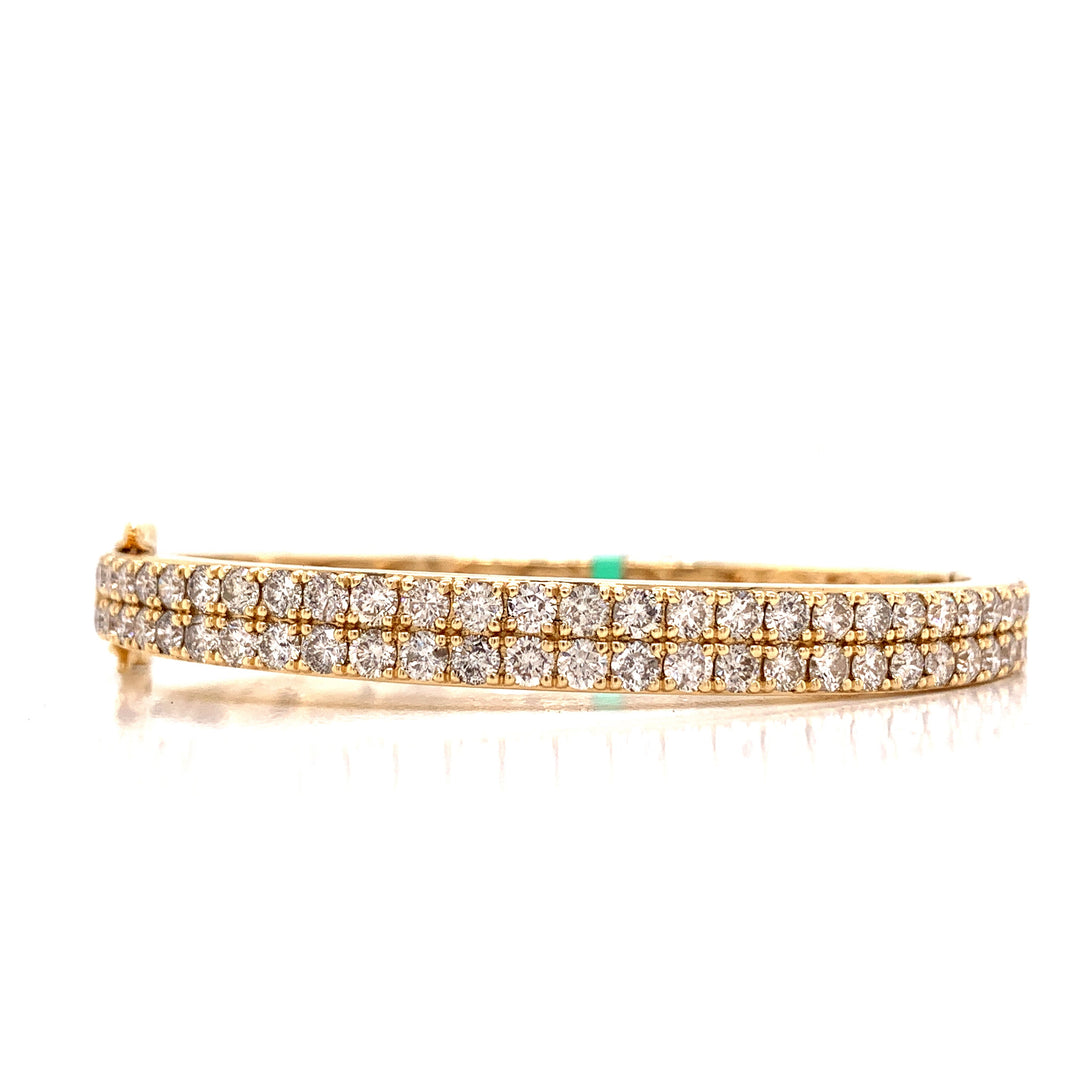 Maya Lianna Diamond and 14K Yellow Gold Bangle