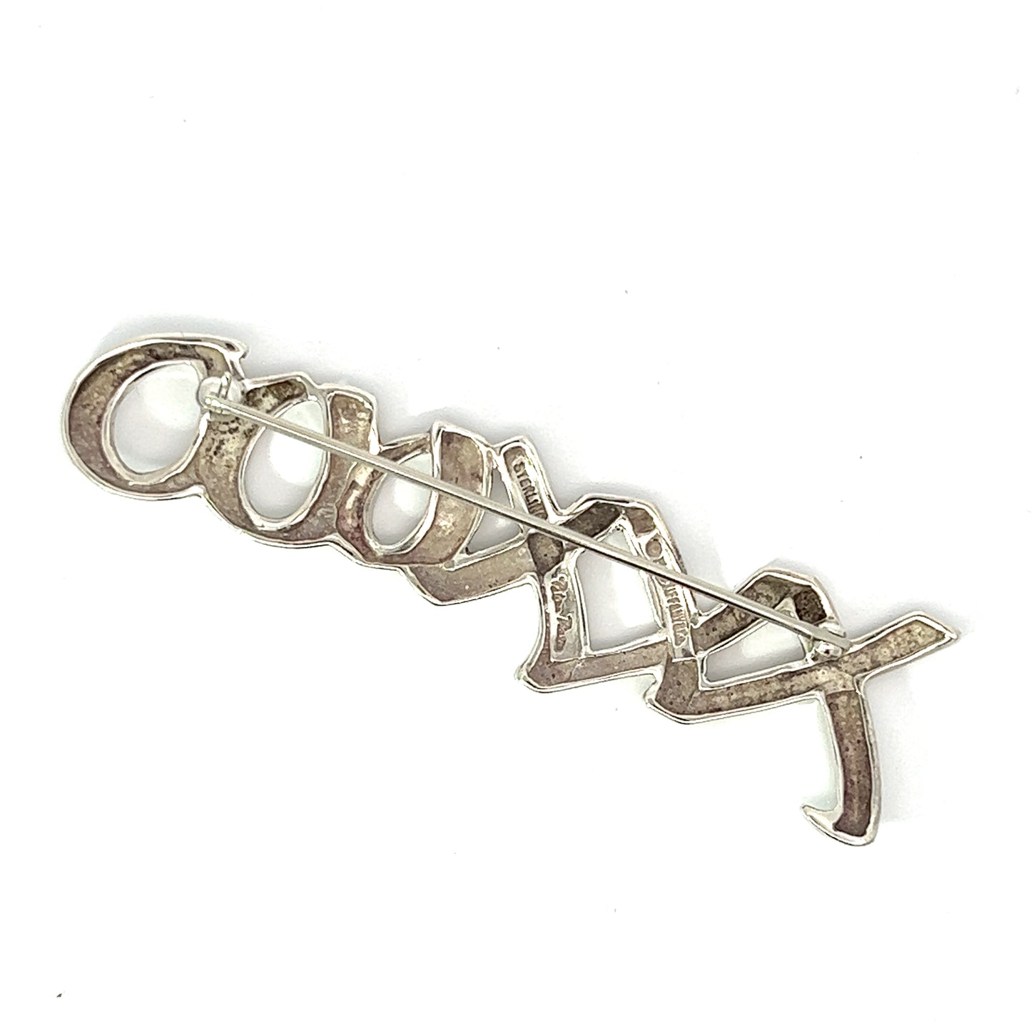 Vintage Tiffany & Co. Paloma Picasso Sterling Silver Hugs and Kisses Brooch