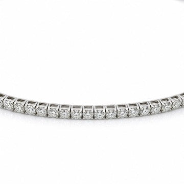 Flexible Lab Grown Diamond Tennis Bangle Bracelet
