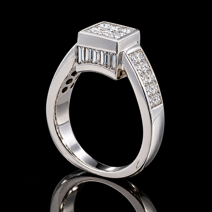Clyde Duneier 2.0 ctw Diamond and 14K White Gold Ring