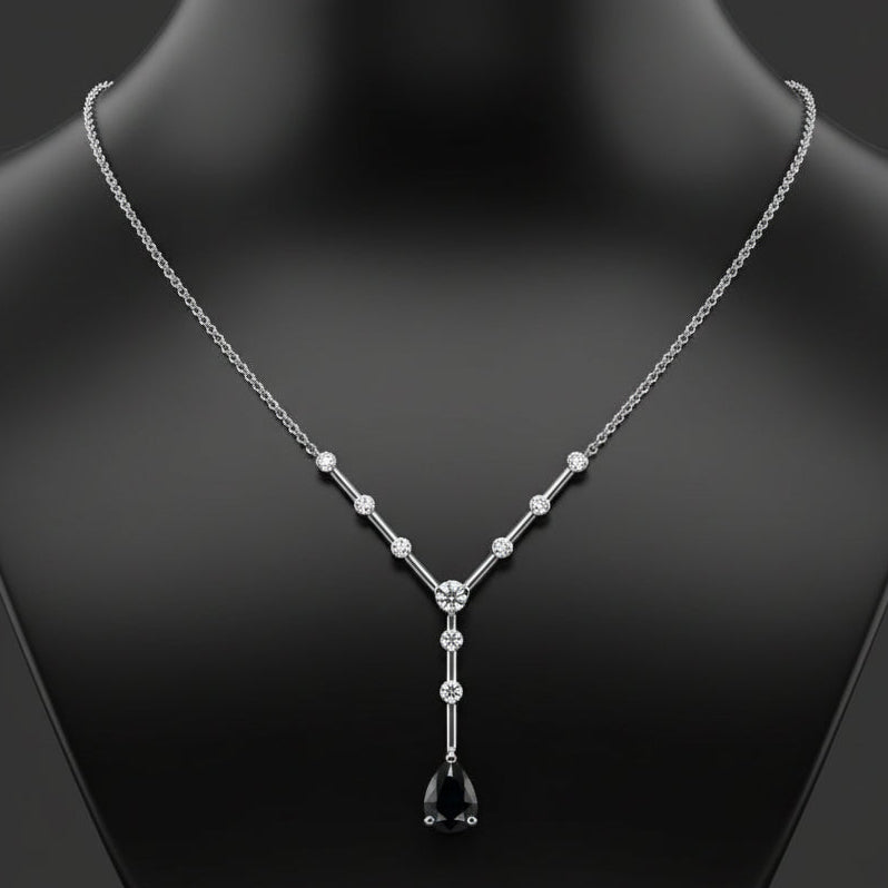 Estate Natural Color Change Alexandrite and Diamond Necklace
