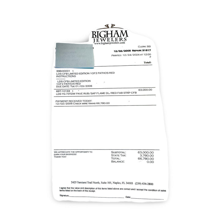 Limited Edition Rare #1 of 2 Carl F. Bucherer Pathos Diva Pink Sapphire & Diamond 18K Yellow Gold Watch MSRP $63,000