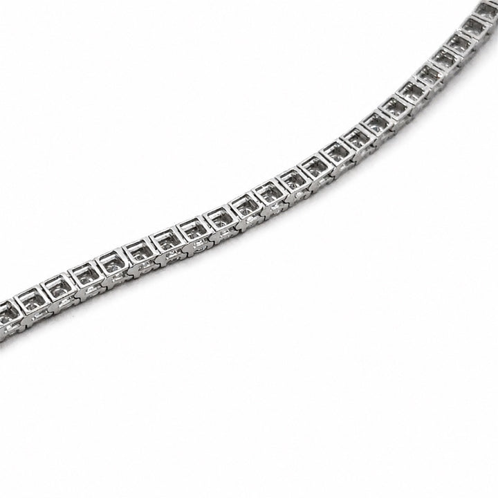 Diamond 5.00 Carat 14K White Gold Lab Grown Tennis Bracelet