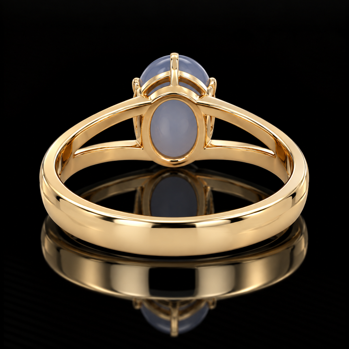 Estate Star Sapphire 14K Yellow Gold Ring