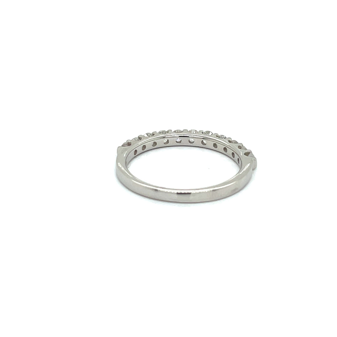 Maya Lianna 0.38 Ctw. Diamond and 14K White Gold Wedding Band