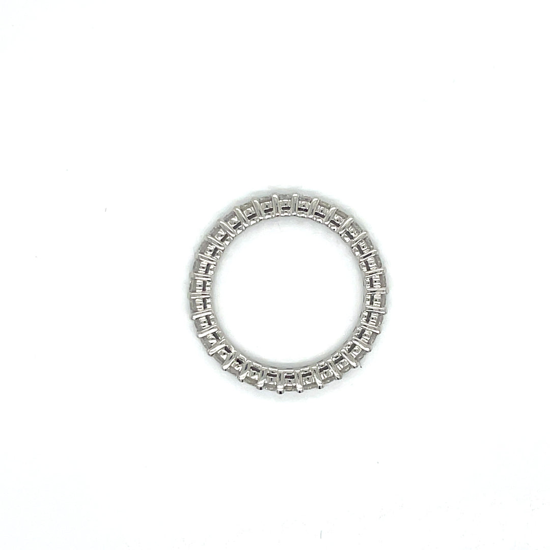 Maya Lianna 1.03 ctw Diamond and 14K White Gold Eternity Band