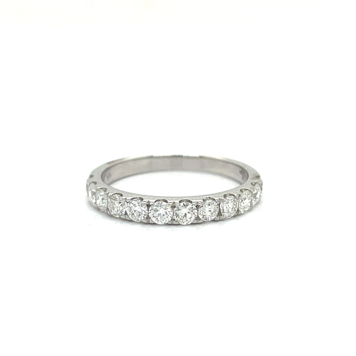 Maya Lianna 0.74 Ctw. Diamond and 14K White Gold Wedding Band