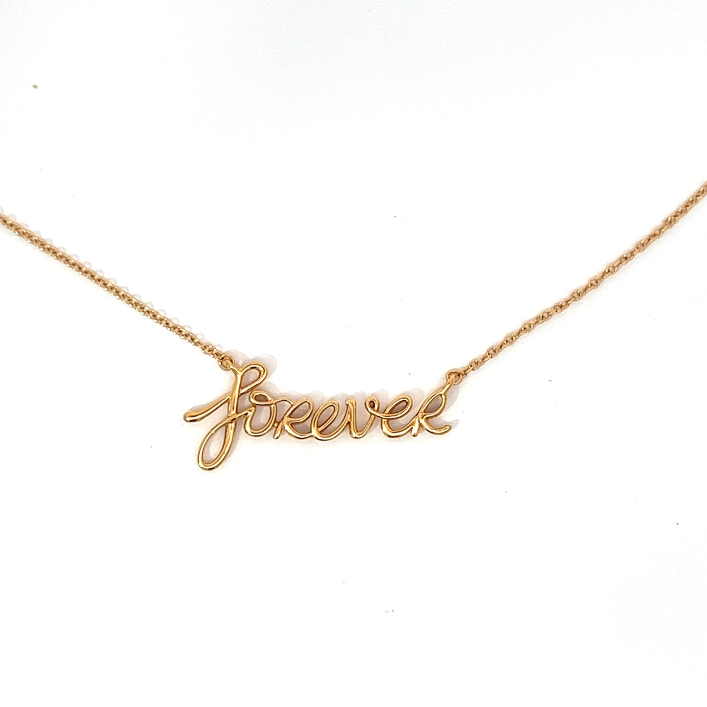 Vintage Tiffany & Co. Paloma's Graffiti Forever 18K Yellow Gold Necklace