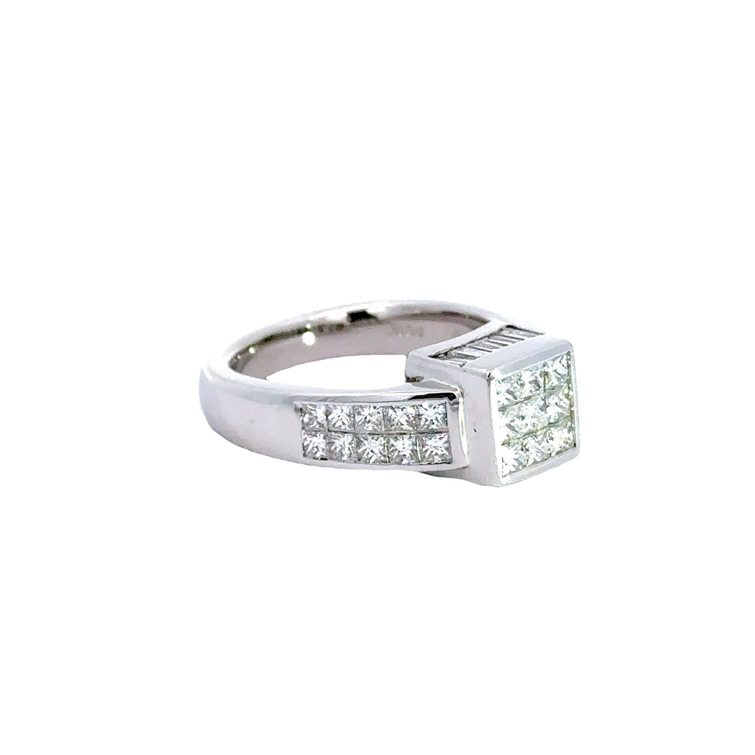 Clyde Duneier 2.0 ctw Diamond and 14K White Gold Ring