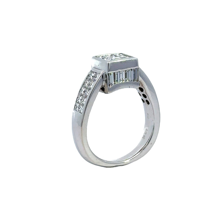 Clyde Duneier 2.0 ctw Diamond and 14K White Gold Ring