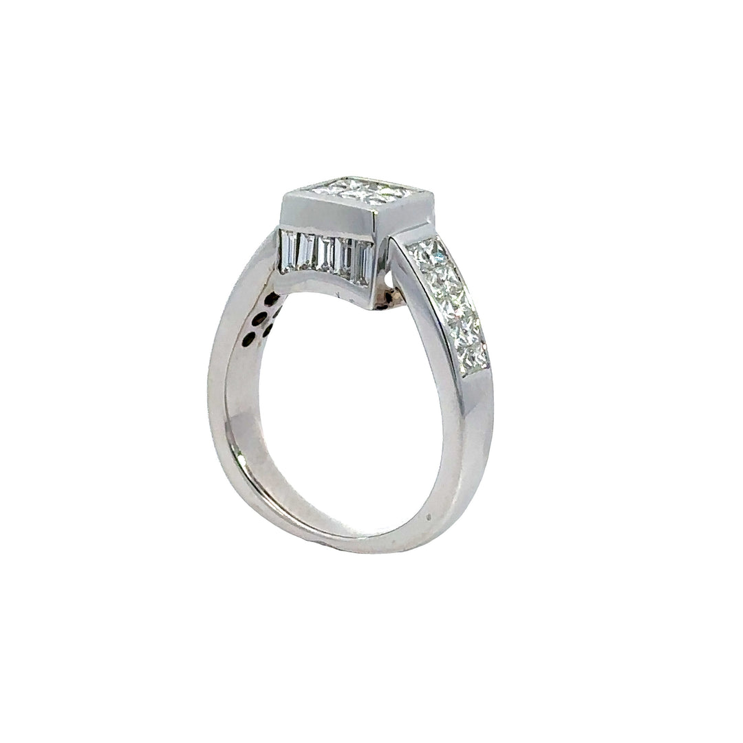 Clyde Duneier 2.0 ctw Diamond and 14K White Gold Ring