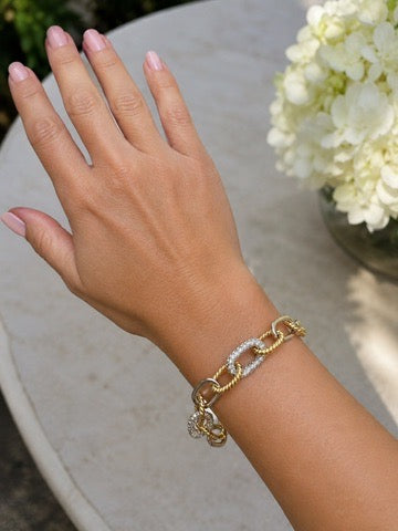2.00 CTW Lab Grown Diamond Link Bracelet