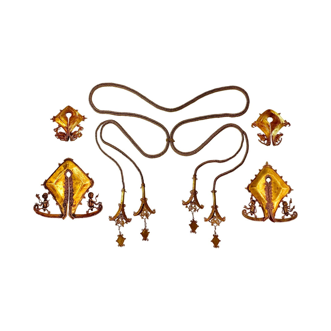 The Gold of Umbu Borung Kanatar Museum Collection. 13.9KT - 21.6KT Yellow Gold. 535.4 grams