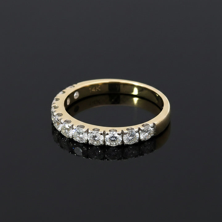 14K Gold 1.00 CTW Lab Grown Diamond Wedding Band