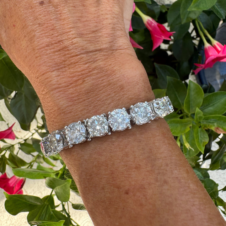 Diamond Tennis Bracelet 45.35cttw 14K White Gold