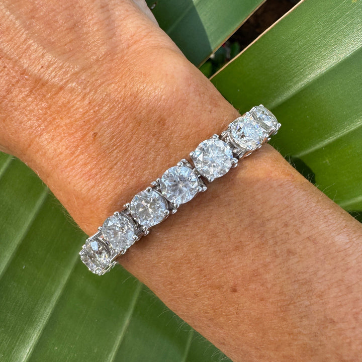 Diamond Tennis Bracelet 45.35cttw 14K White Gold