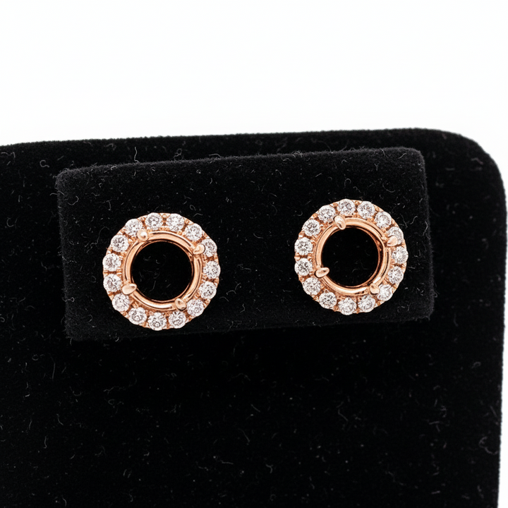 Maya Lianna Diamond and 14K Rose Gold Jacket for Earrings