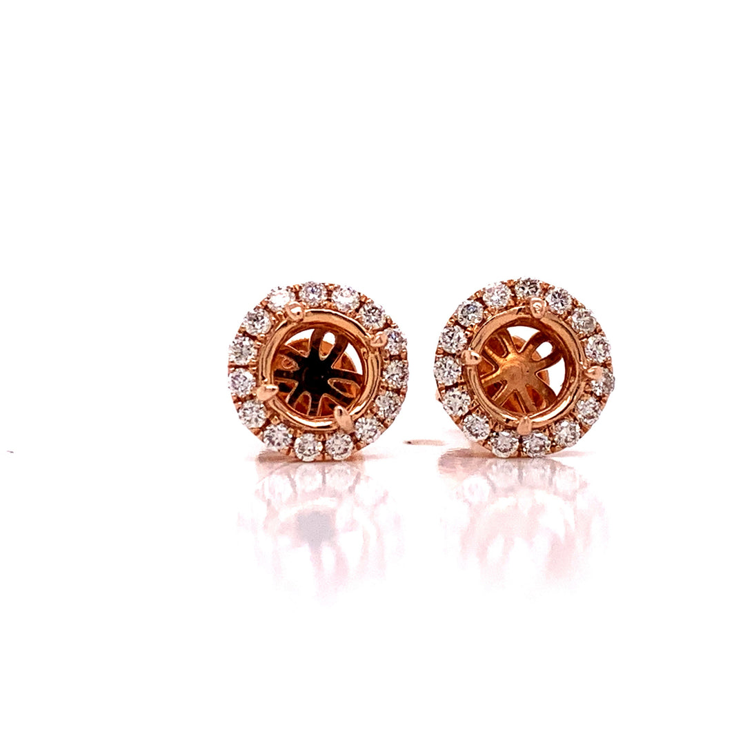 Maya Lianna Diamond and 14K Rose Gold Jacket for Earrings