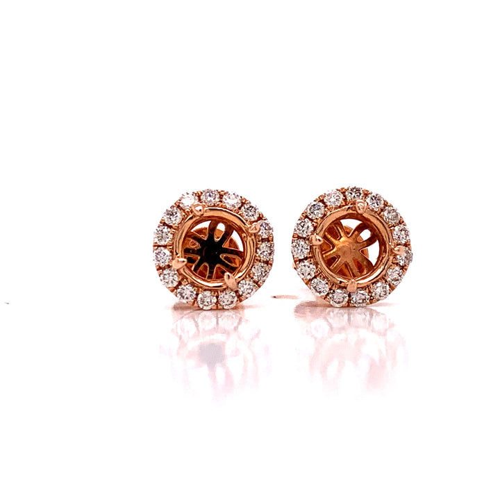 Maya Lianna Diamond and 14K Rose Gold Jacket for Earrings