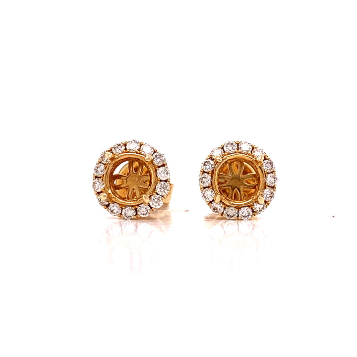 Maya Lianna 0.25 ctw Diamond and 14K Yellow Gold Jacket for Earrings