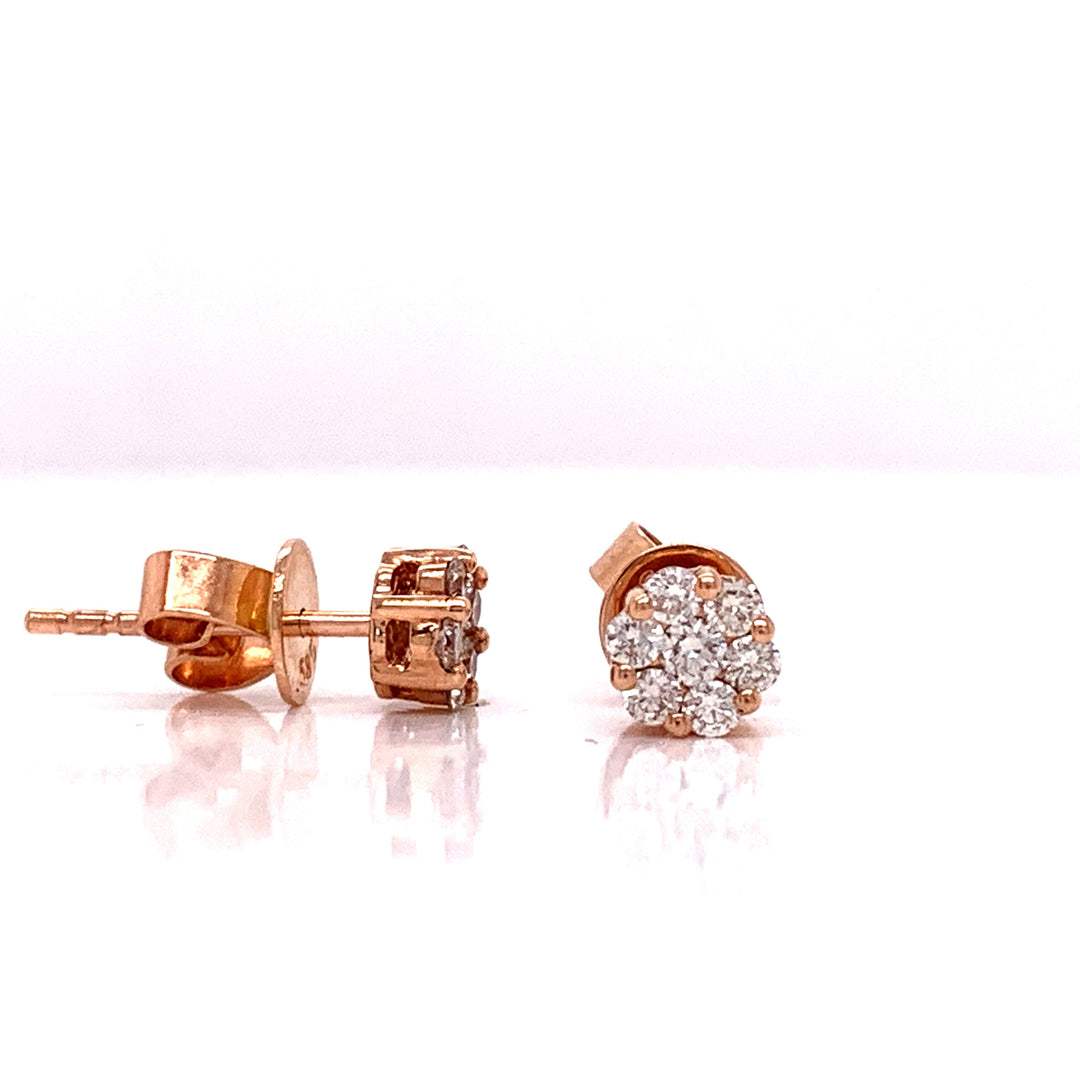 Maya Lianna .25 cttw Diamond Cluster Earrings