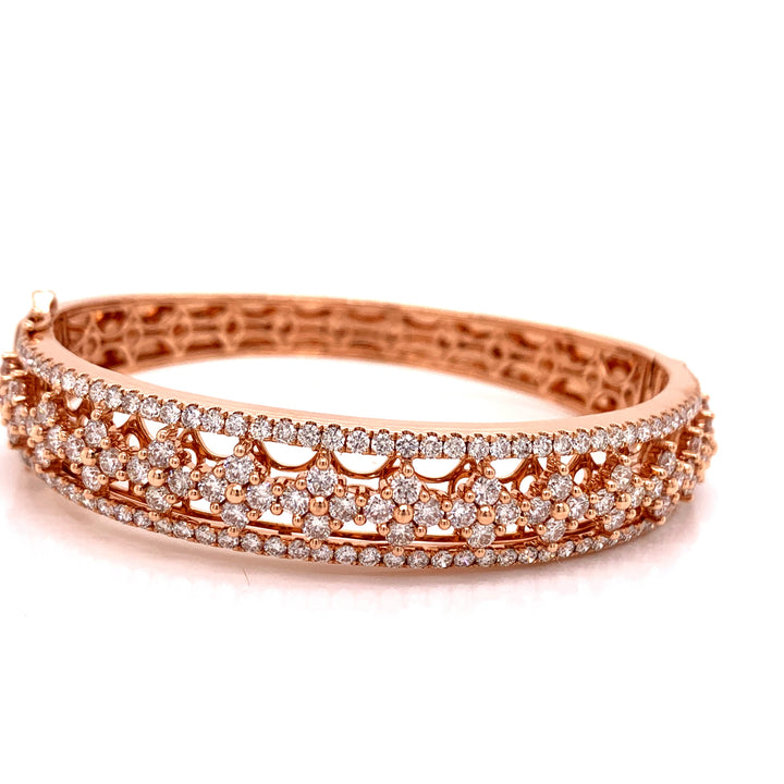 Maya Lianna Diamond and 14K Rose Gold Bangle