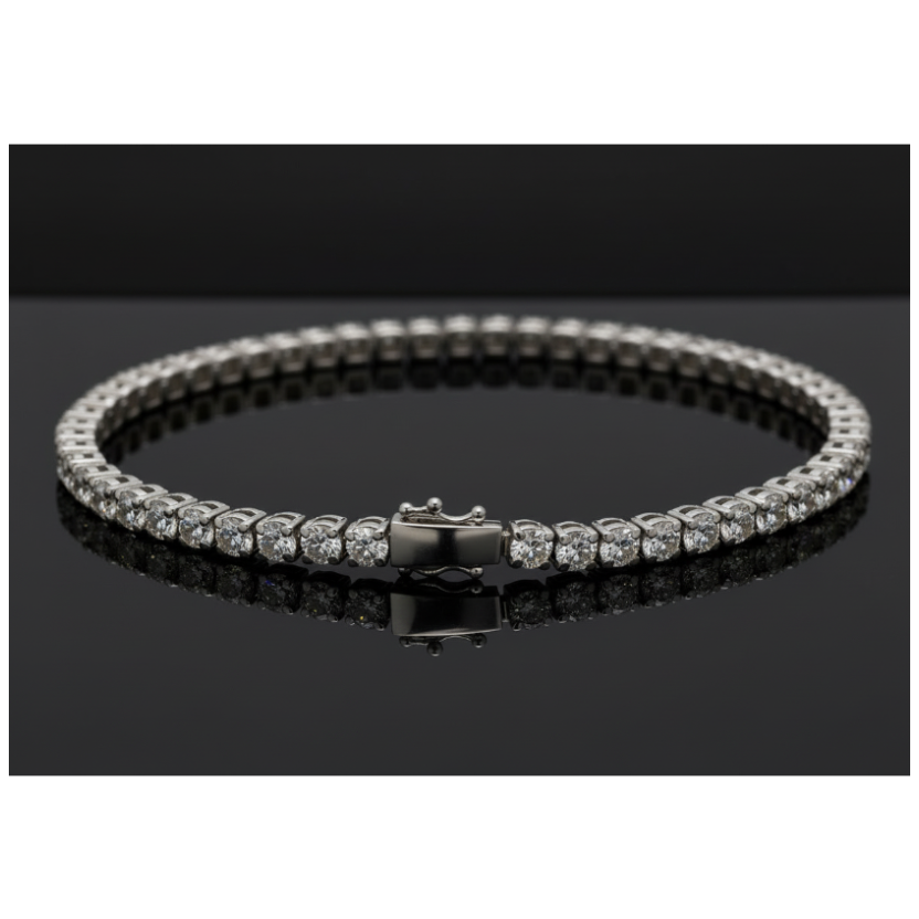 Classico 5.0 ctw Diamond and 14K White Gold Tennis Bracelet