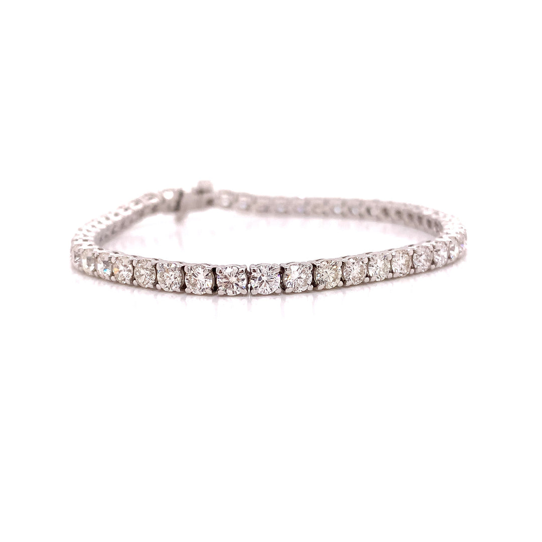 Classico 7.75 ctw Diamond and 18K White Gold Tennis Bracelet