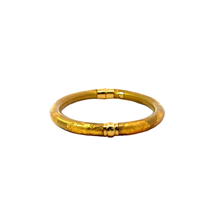New Designer Soho Of Italy 18K Gold Enamel Bangle