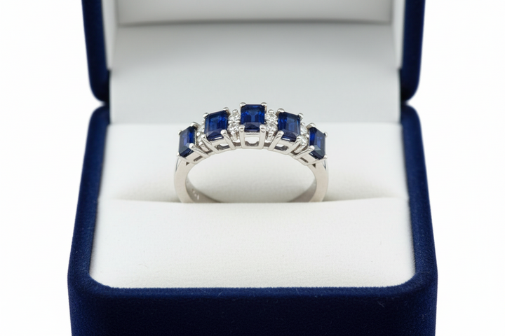 Effy Collection - Emerald 1.90 cttw and Diamond 14K White Gold Ring 15119