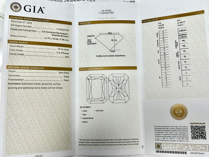 Estate 10.16 ct Natural Fancy Yellow Diamond (GIA Report) Ring 15332