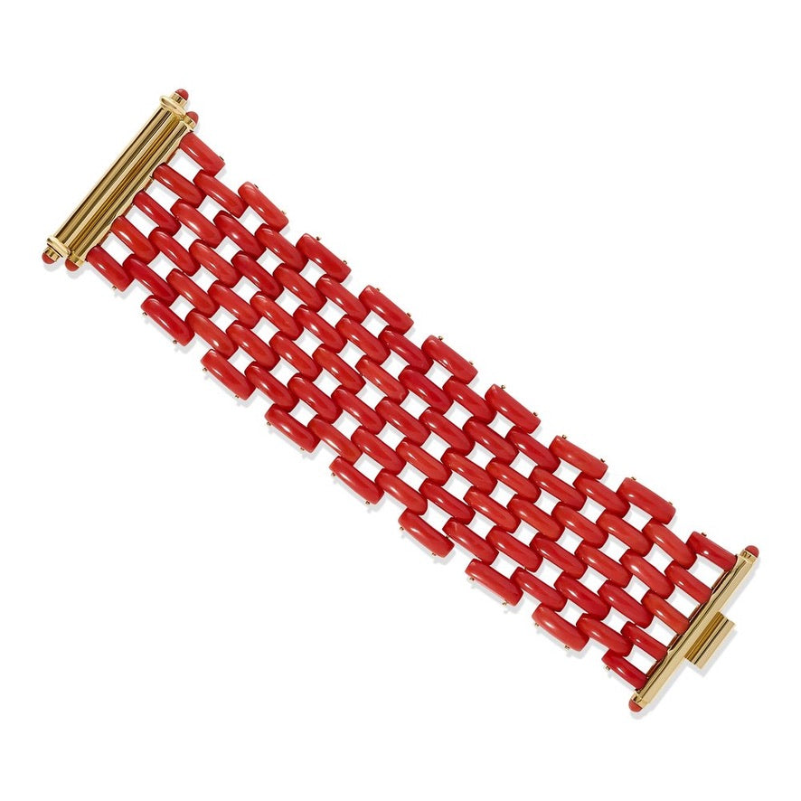 Italian Designer Franceso Loffredo of Caserta, Italy Coral Link Wide