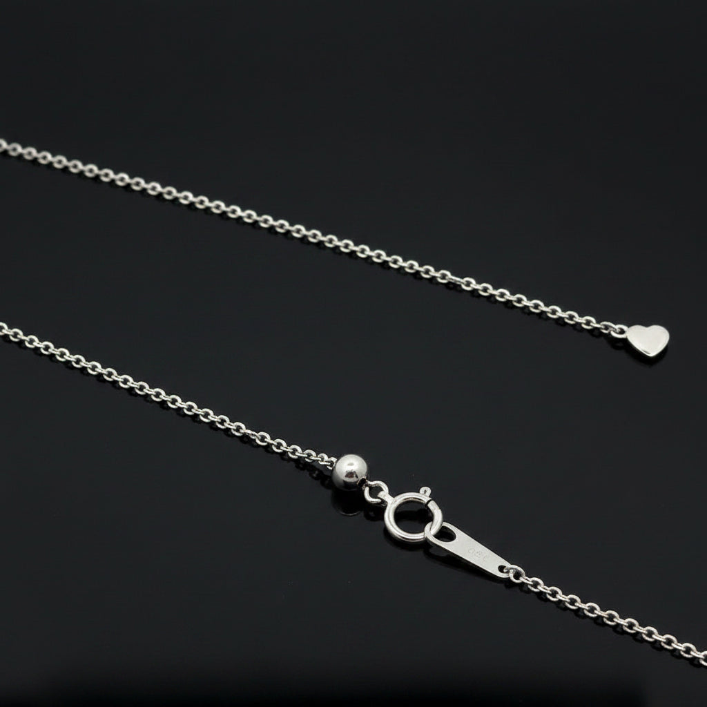 Contemporary 2.00cttw Diamond Double Heart 14/18K White Gold Necklace