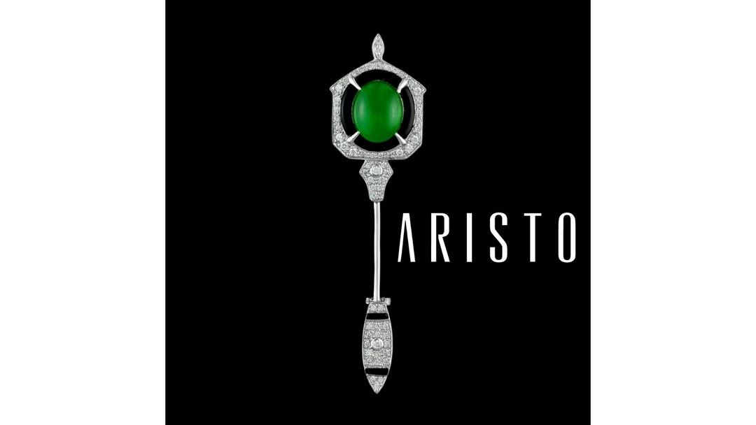 Aristocrat Jade Pin