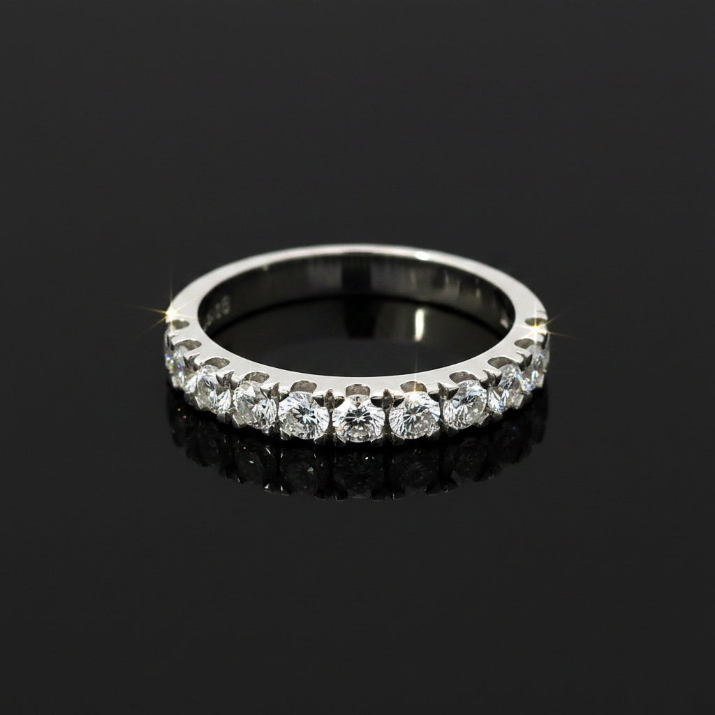 14K Gold 1.00 CTW Lab Grown Diamond Wedding Band