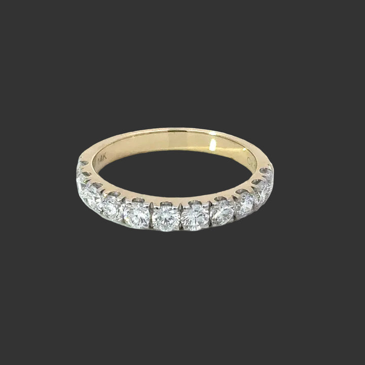 14K Gold 1.00 CTW Lab Grown Diamond Wedding Band