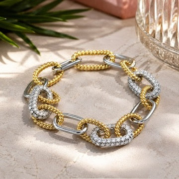 2.00 CTW Lab Grown Diamond Link Bracelet