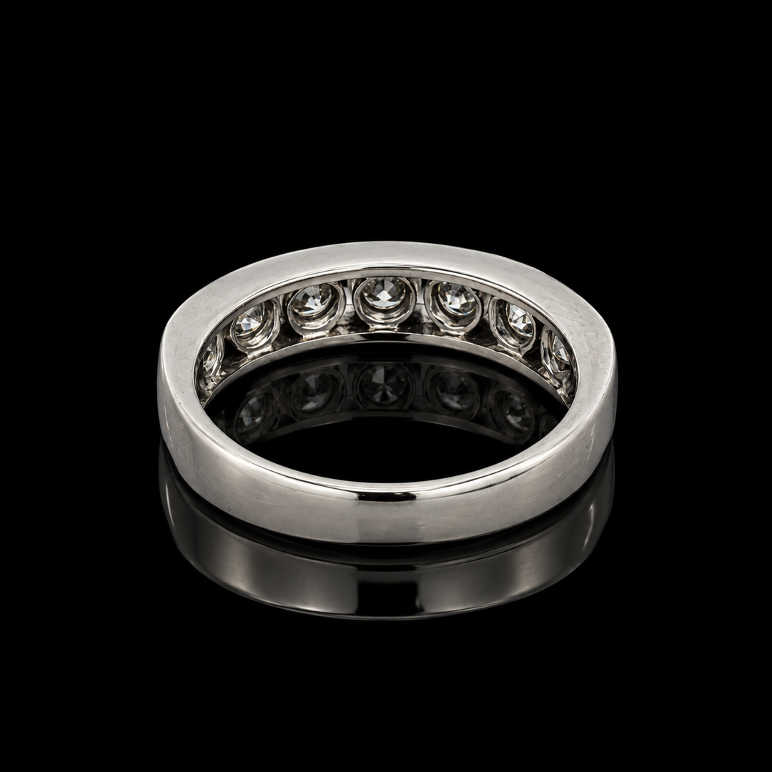 Estate Diamond Platinum Ring