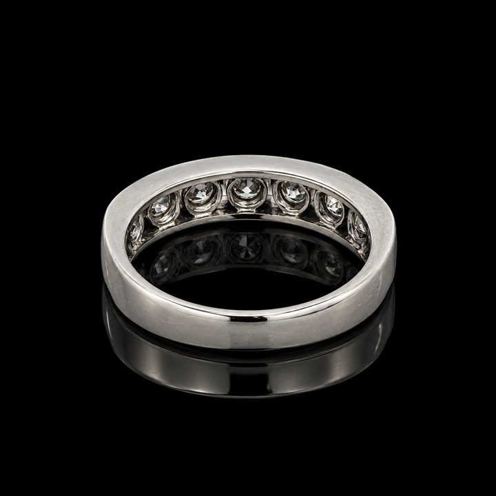 Estate Diamond Platinum Ring