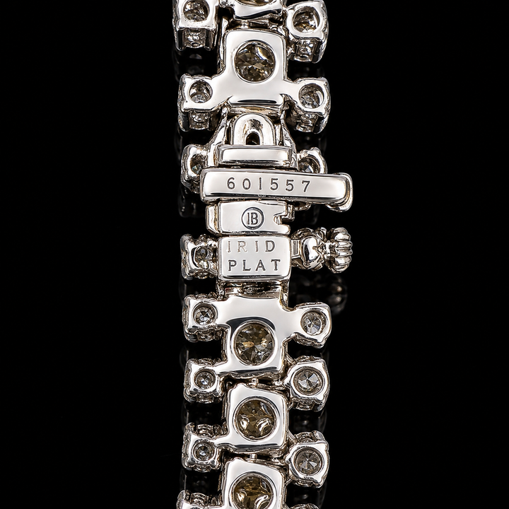 Estate Oscar Heyman Natural Faicy Pink, Green,Orange & White Diamond Platinum Necklace. All weights estimated.