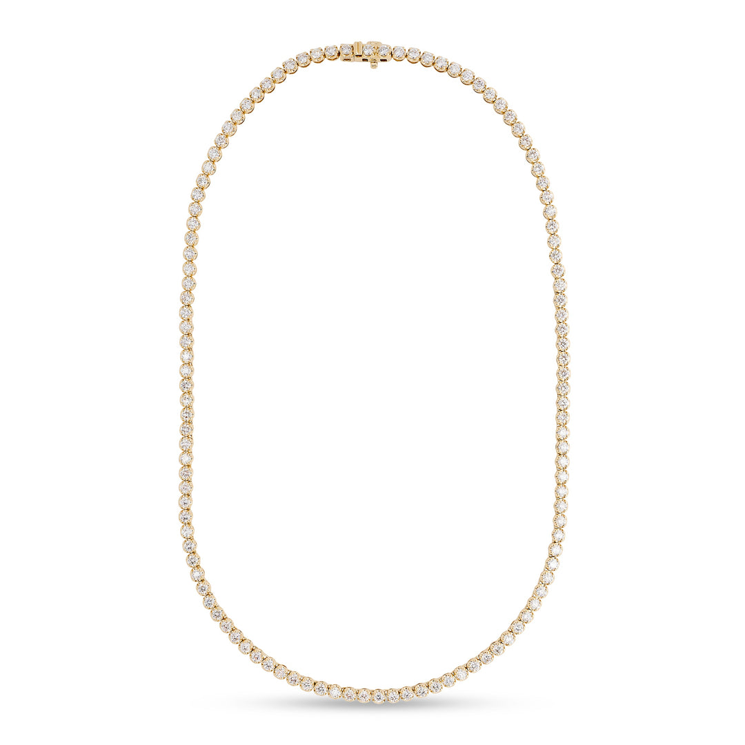 9.50cttw Diamond Anniversary Necklace 14K Yellow Gold