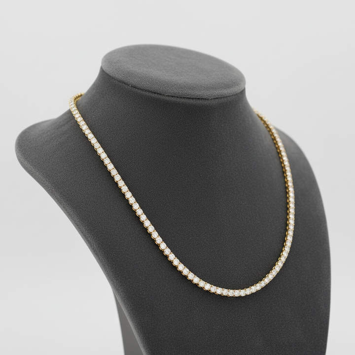 9.50cttw Diamond Anniversary Necklace 14K Yellow Gold