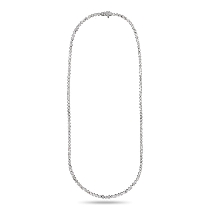 5.51cttw Diamond Anniversary Necklace 14K White Gold