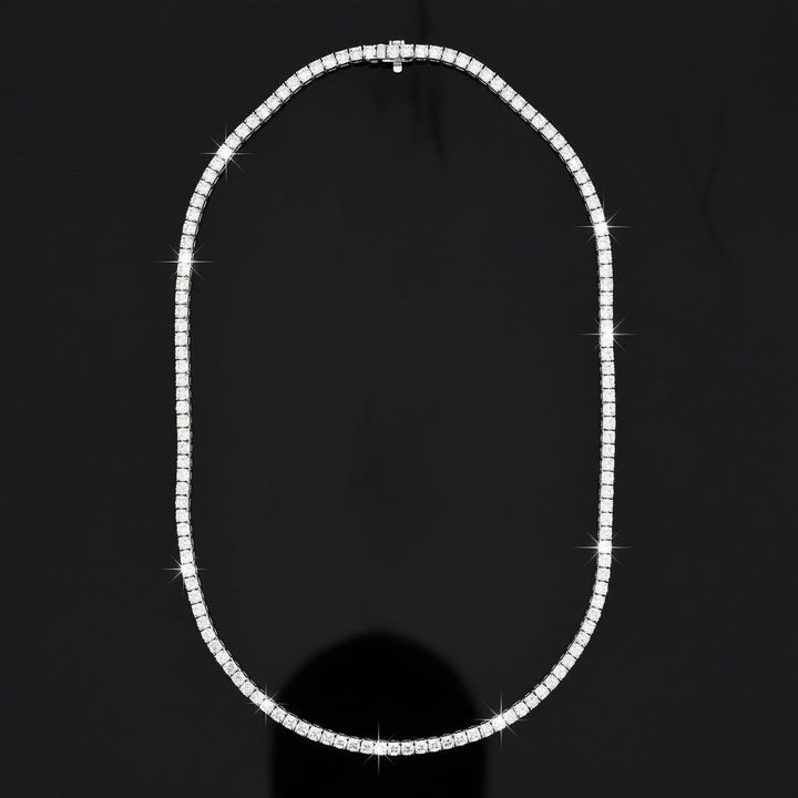 13.40cttw Diamond Anniversary Platinum Necklace
