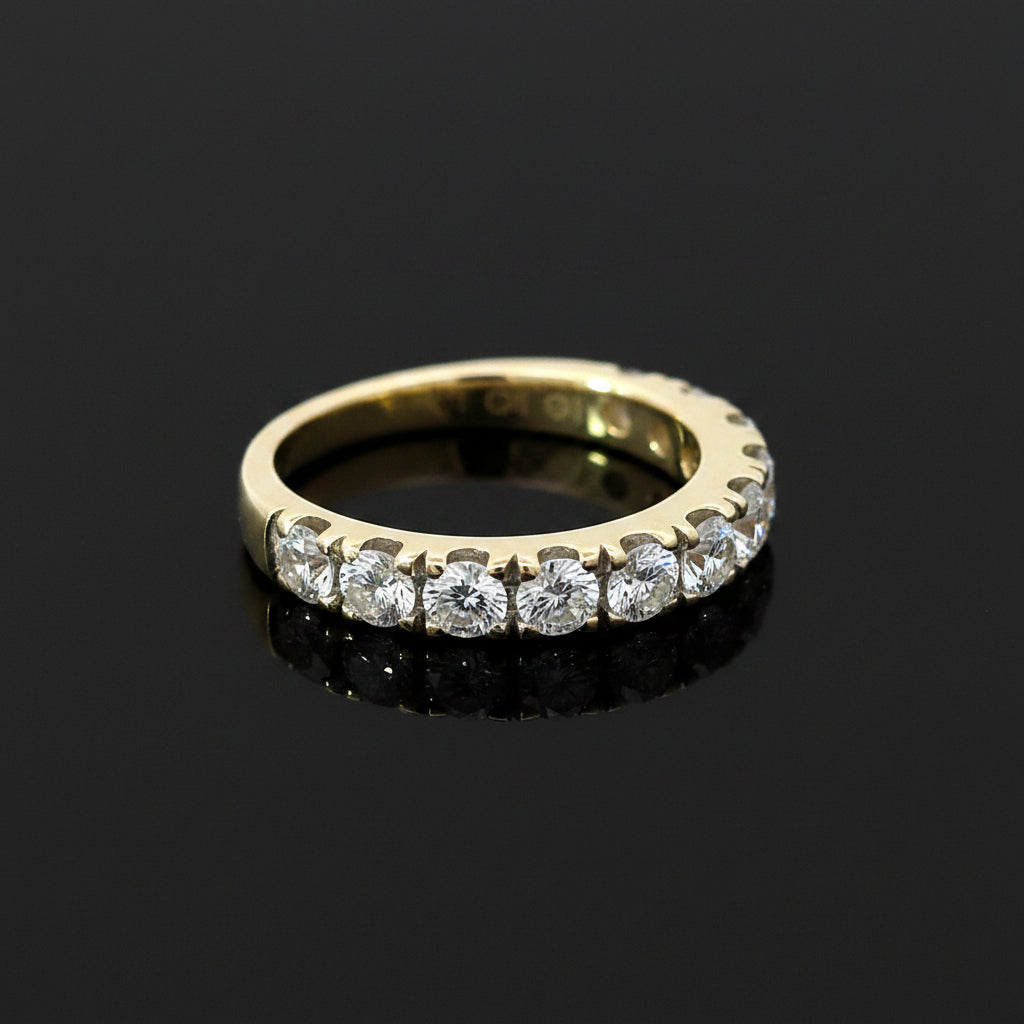 14K Gold 1.50 CTW Lab Grown Diamond Wedding Band (Copy)