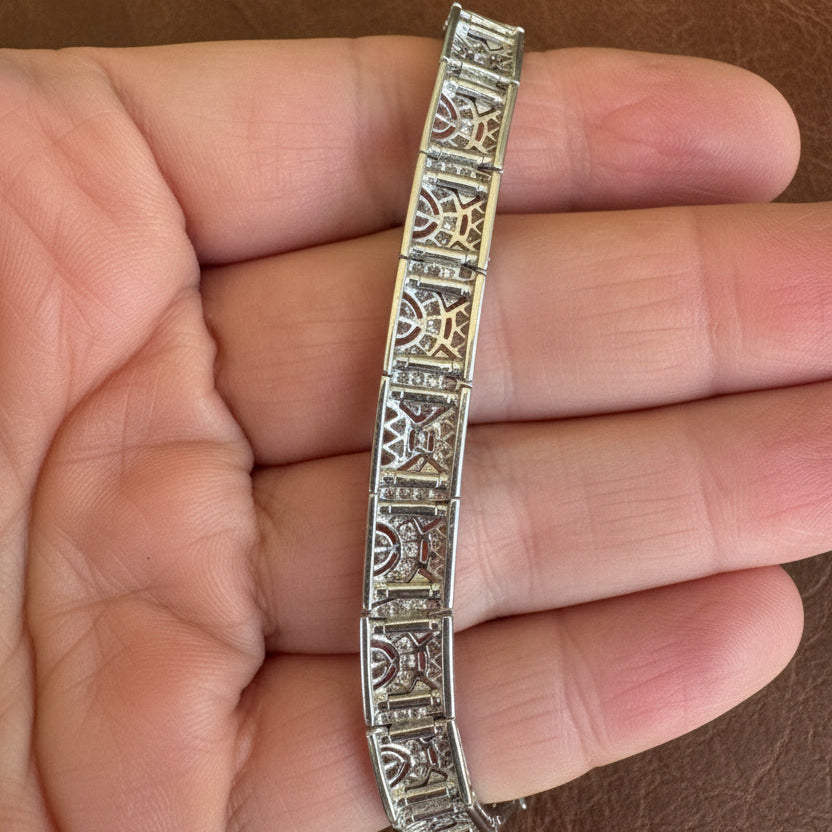 Milgrain Detail 6.00cttw Diamond 18kt Gold Necklace