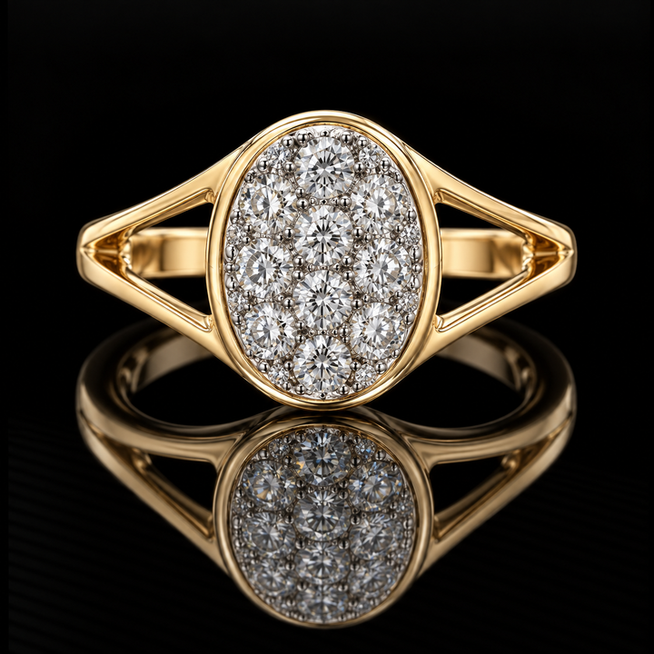 Estate Diamond 14KT Yellow Gold Ring