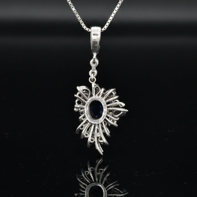 Estate Natural Color Change Alexandrite and Diamond Platinum Necklace