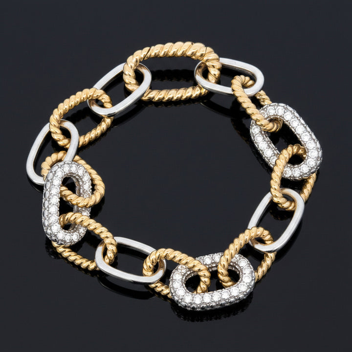 2.00 CTW Lab Grown Diamond Link Bracelet